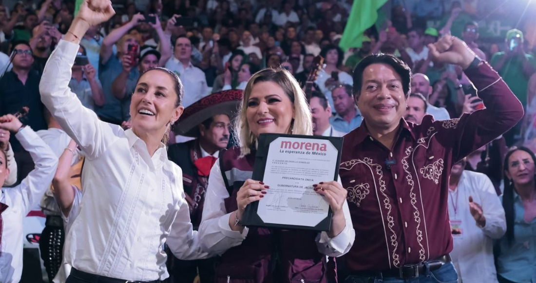 Sheinbaum respalda a Delgadillo en arranque de precampaña para gubernatura de Jalisco